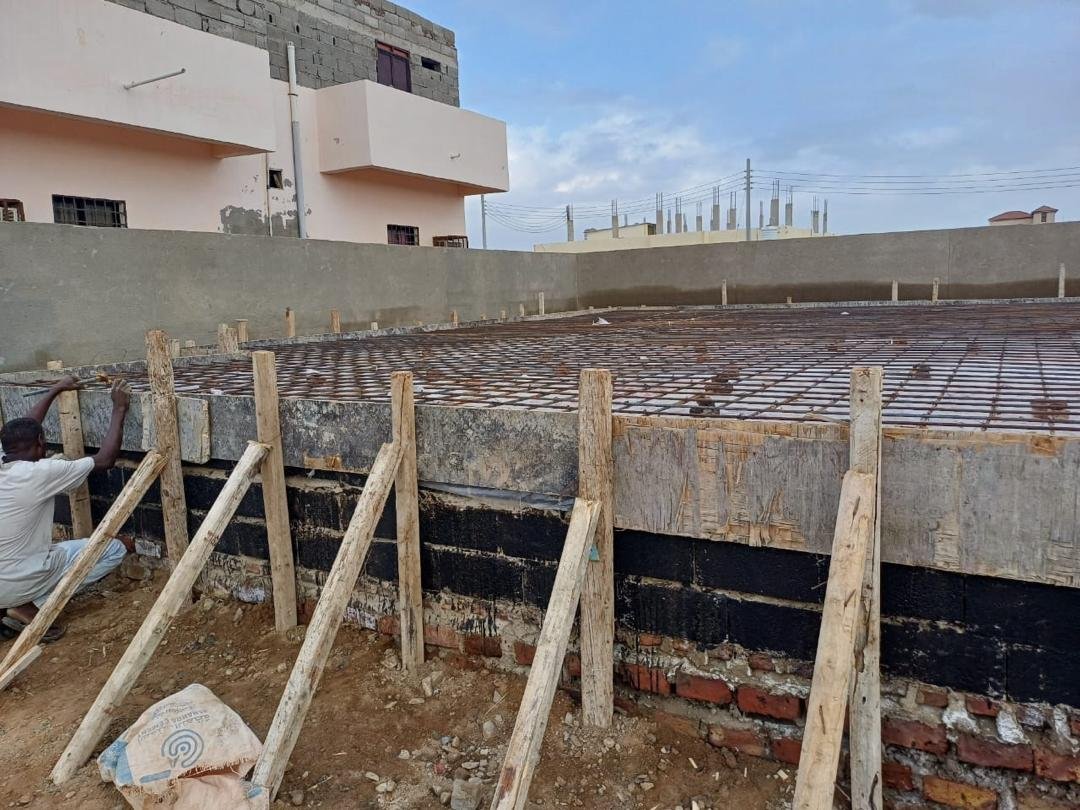 Preparing foundations for a prefab building in one week